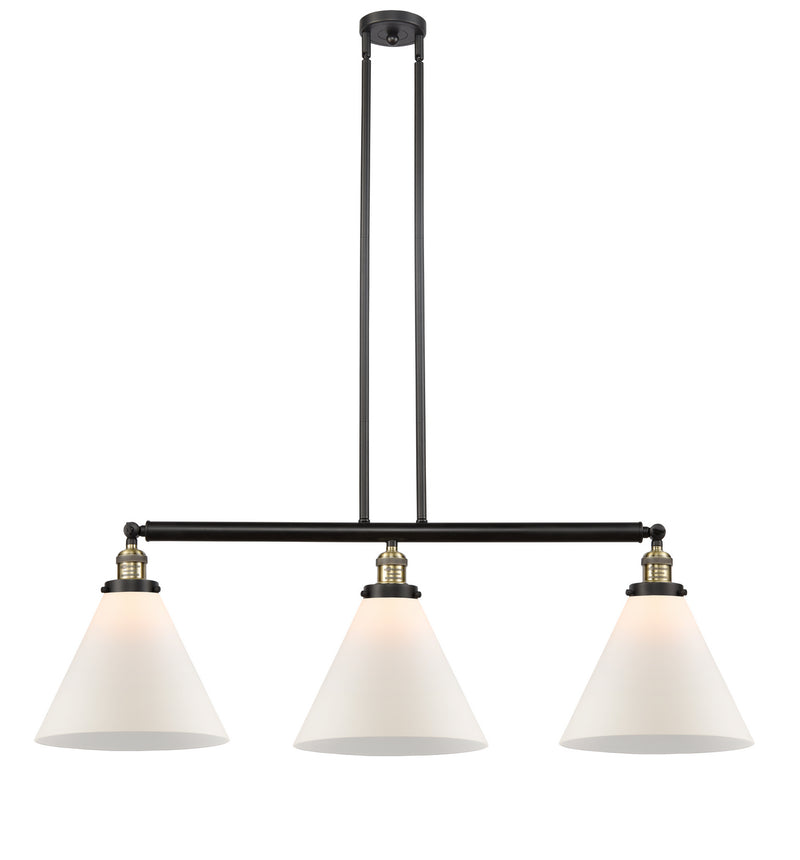Innovations 213-BAB-G41-L-LED LED Island Pendant, Black Antique Brass