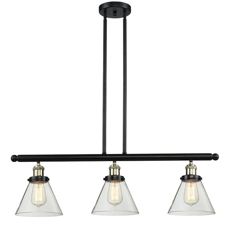 Innovations 213-BAB-G42-LED LED Island Pendant, Black Antique Brass