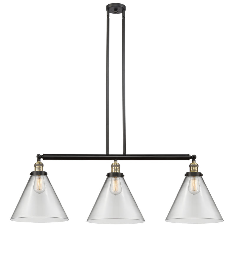 Innovations 213-BAB-G42-L-LED LED Island Pendant, Black Antique Brass
