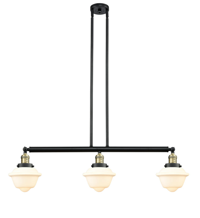 Innovations 213-BAB-G531 Three Light Island Pendant, Black Antique Brass