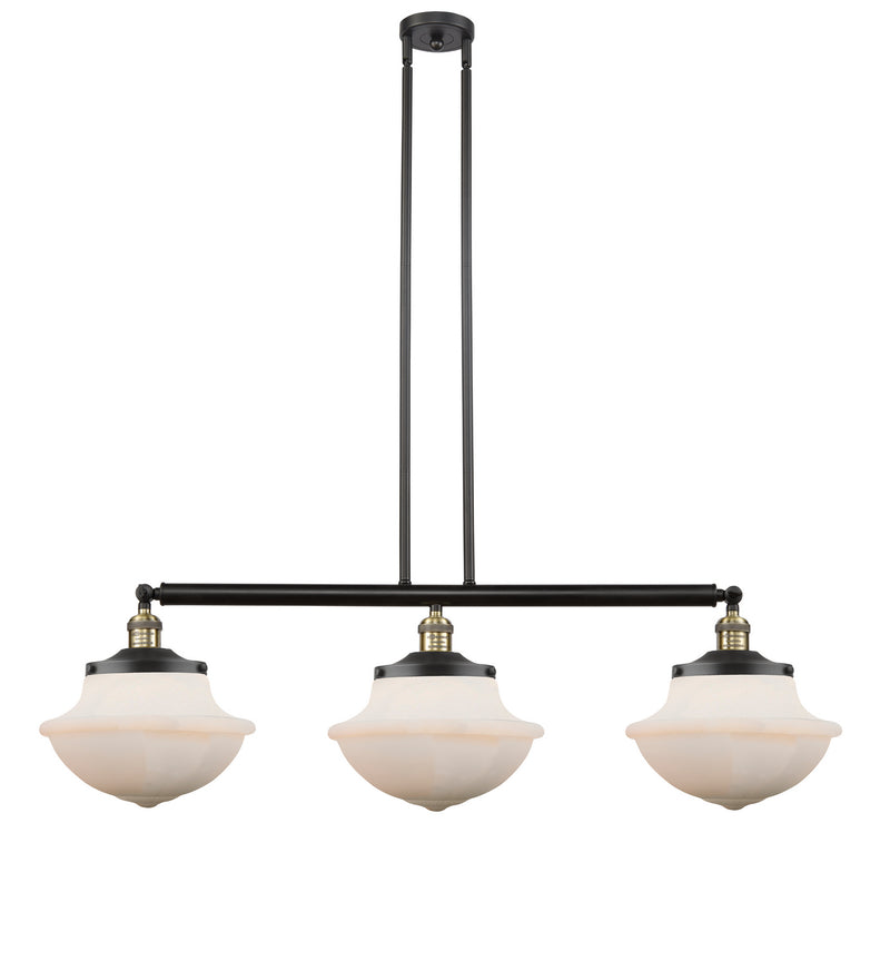 Innovations 213-BAB-G541 Three Light Island Pendant, Black Antique Brass