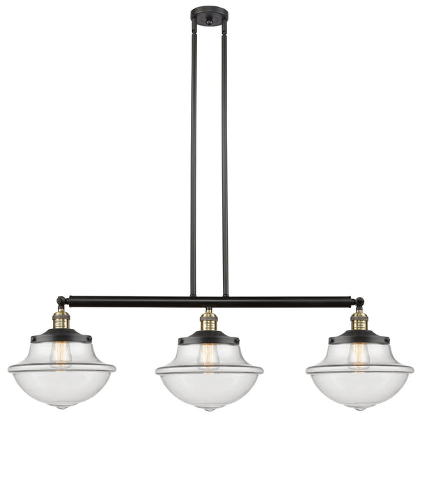 Innovations 213-BAB-G542 Three Light Island Pendant, Black Antique Brass
