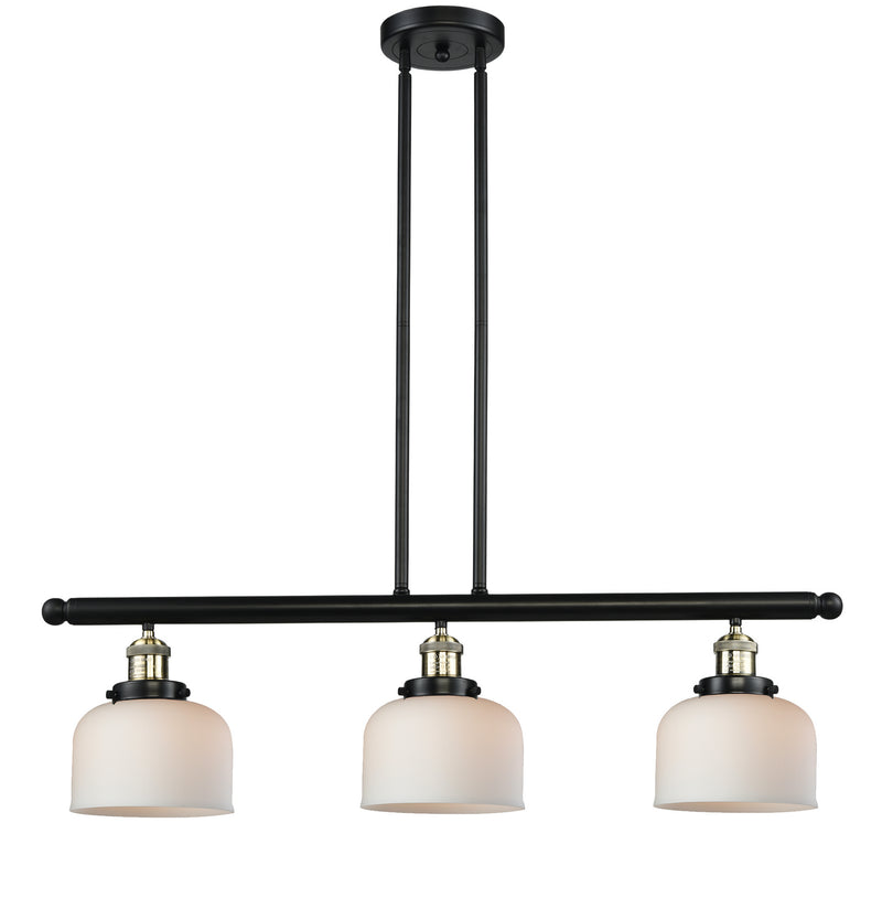 Innovations 213-BAB-G71 Three Light Island Pendant, Black Antique Brass