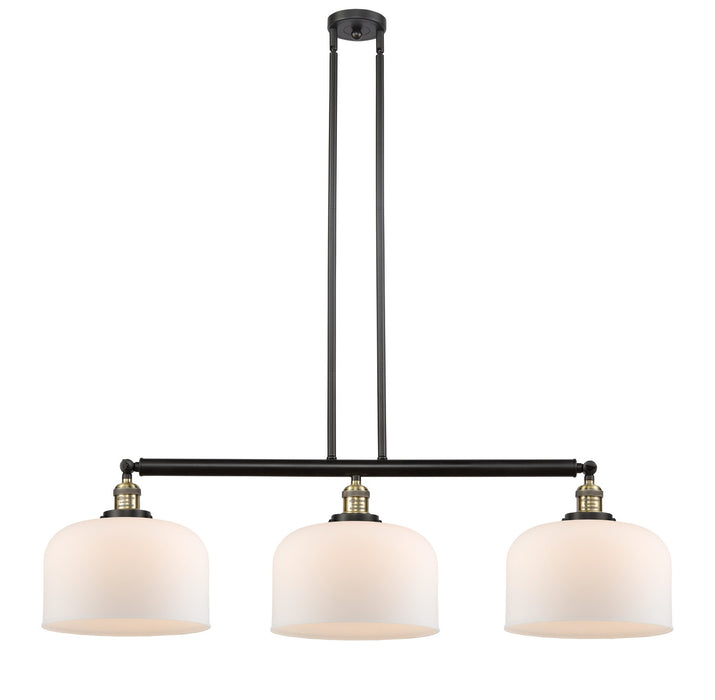 Innovations 213-BAB-G71-L Three Light Island Pendant, Black Antique Brass