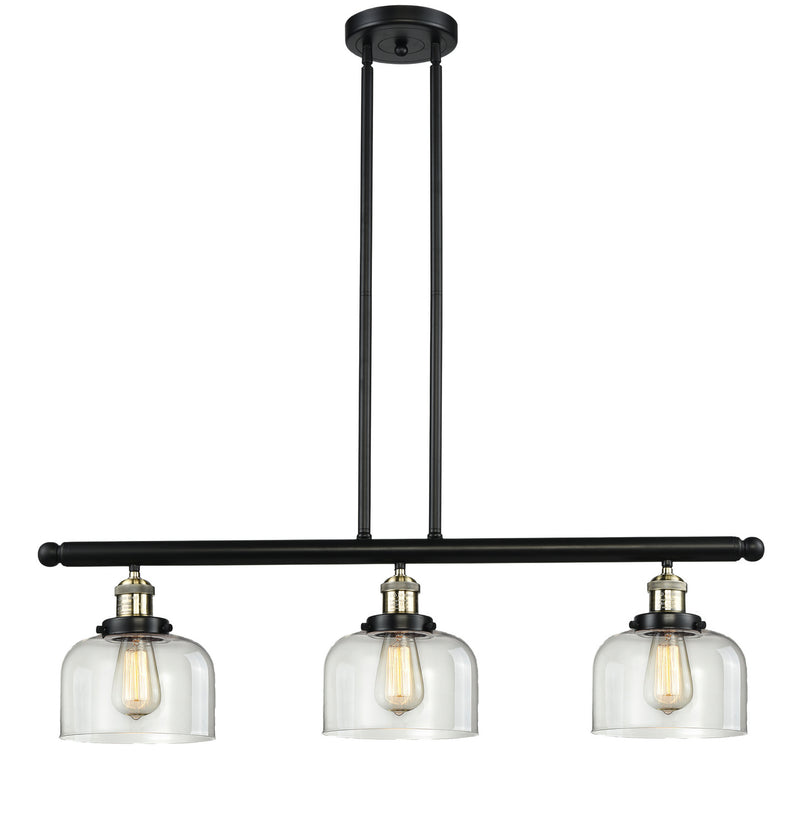 Innovations 213-BAB-G72 Three Light Island Pendant, Black Antique Brass