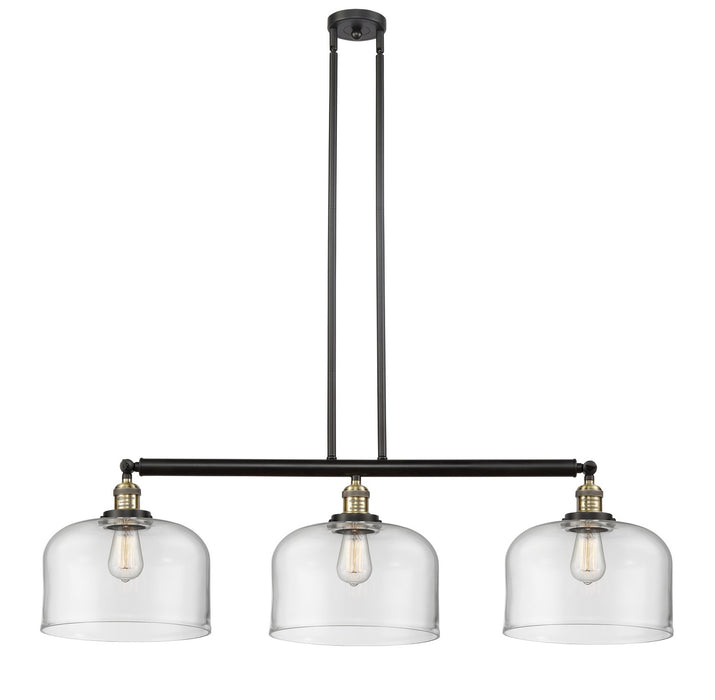 Innovations 213-BAB-G72-L Three Light Island Pendant, Black Antique Brass