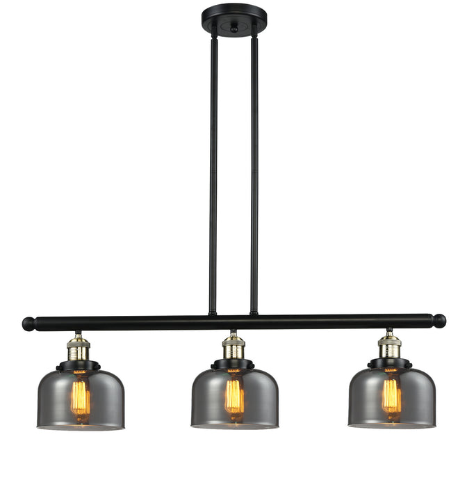 Innovations 213-BAB-G73 Three Light Island Pendant, Black Antique Brass