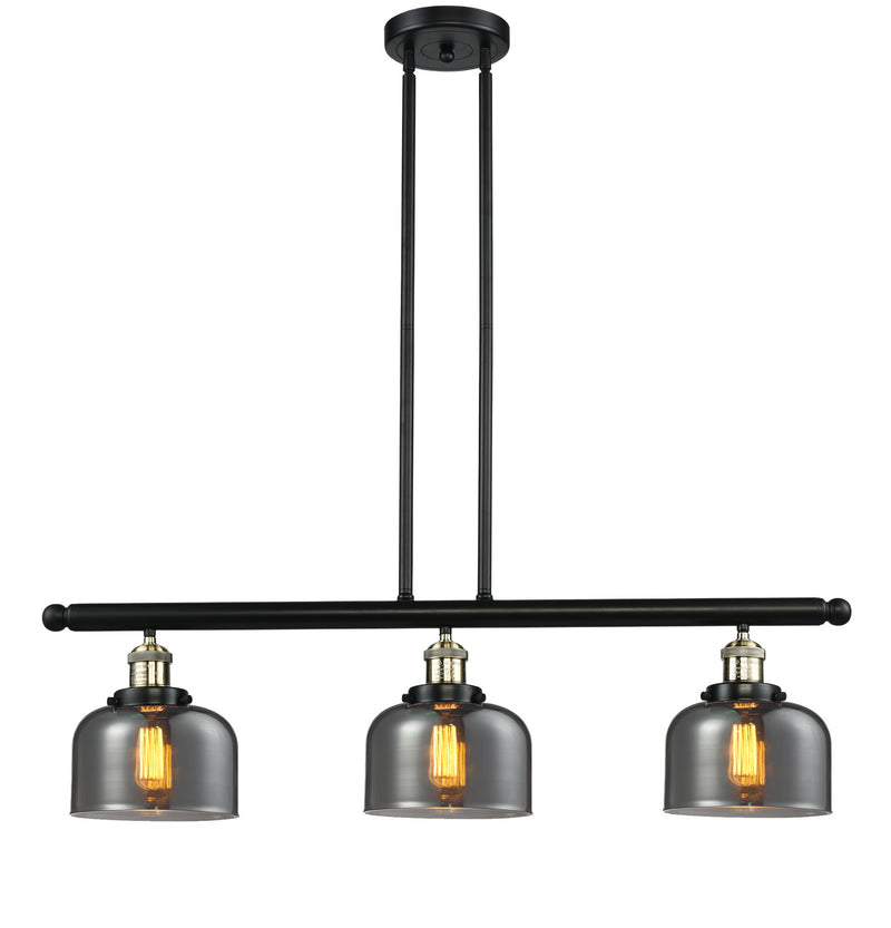 Innovations 213-BAB-G73-LED LED Island Pendant, Black Antique Brass