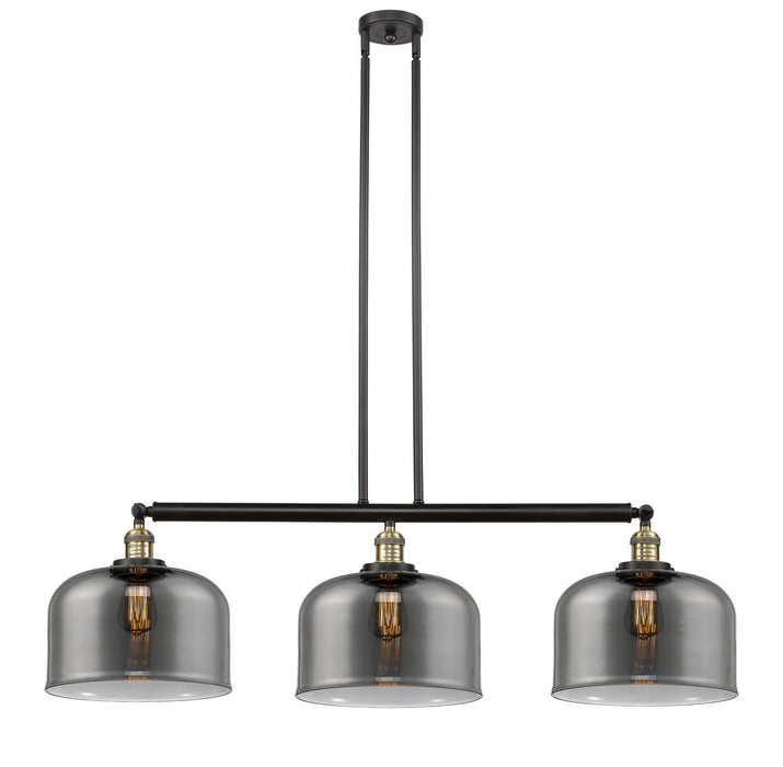 Innovations 213-BAB-G73-L-LED LED Island Pendant, Black Antique Brass