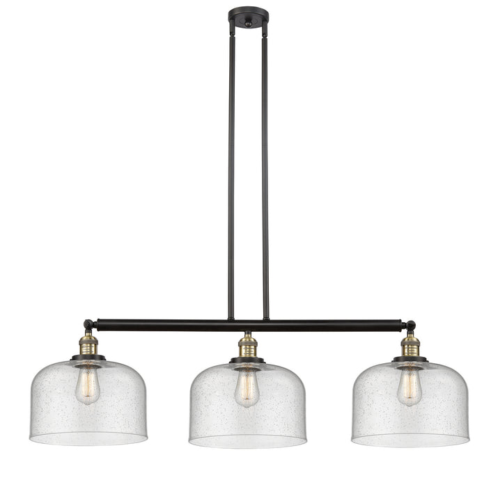 Innovations 213-BAB-G74-L-LED LED Island Pendant, Black Antique Brass