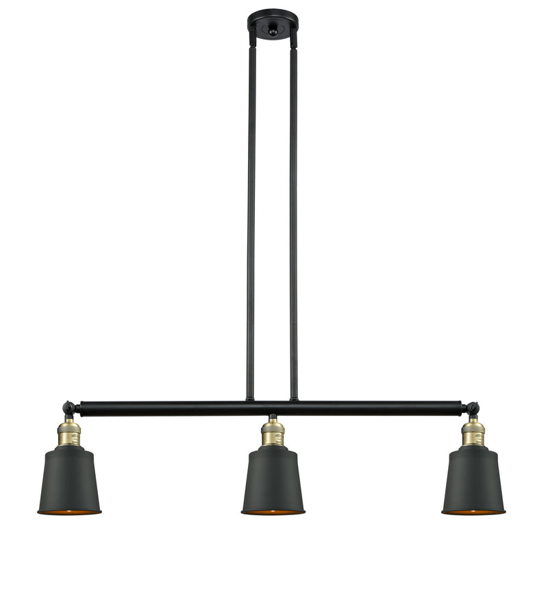 Innovations 213-BAB-M6-LED LED Island Pendant, Black Antique Brass