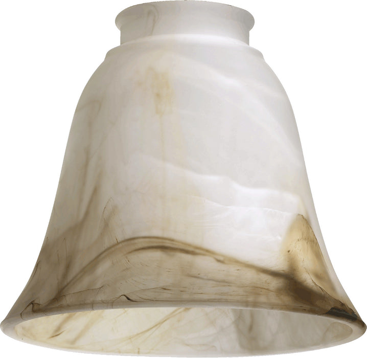 Quorum 2814 Glass, Faux Brown Alabaster