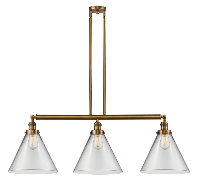 Innovations 213-BB-G42-L-LED LED Island Pendant, Brushed Brass