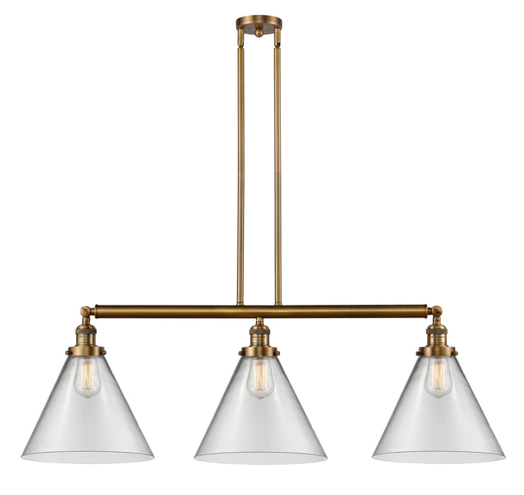 Innovations 213-BB-G42-L-LED LED Island Pendant, Brushed Brass