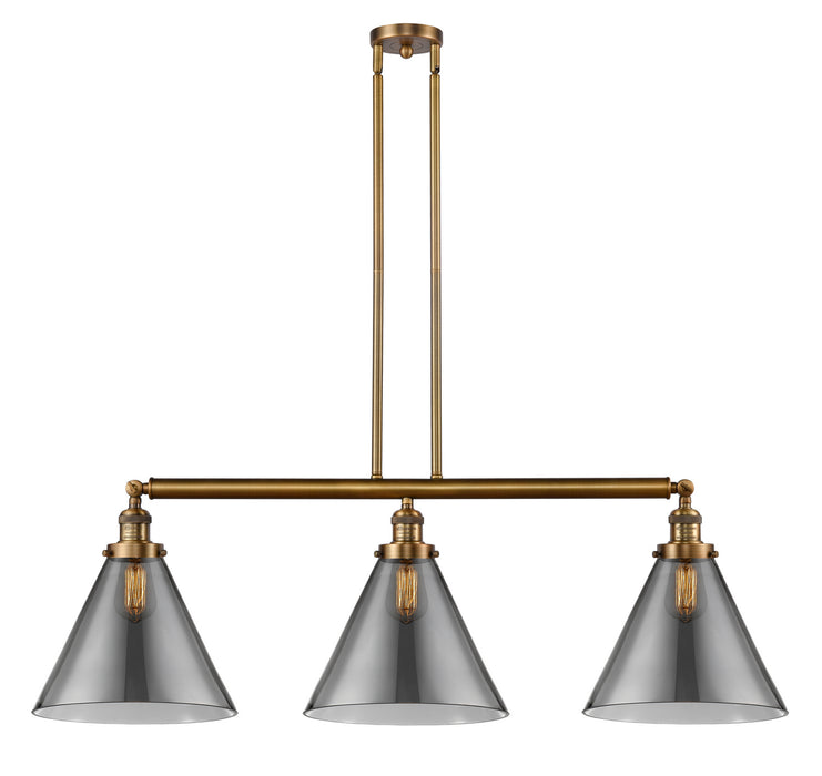 Innovations 213-BB-G43-L-LED LED Island Pendant, Brushed Brass