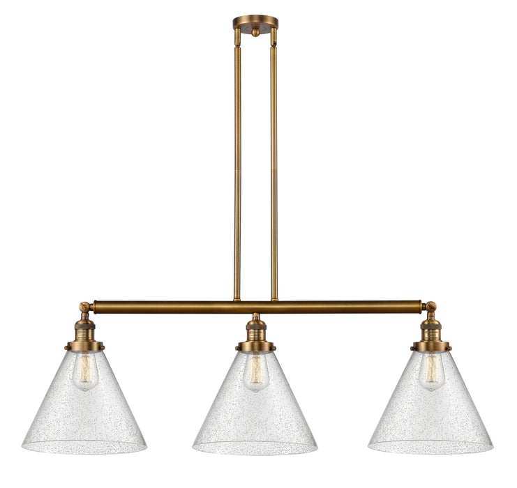 Innovations 213-BB-G44-L-LED LED Island Pendant, Brushed Brass