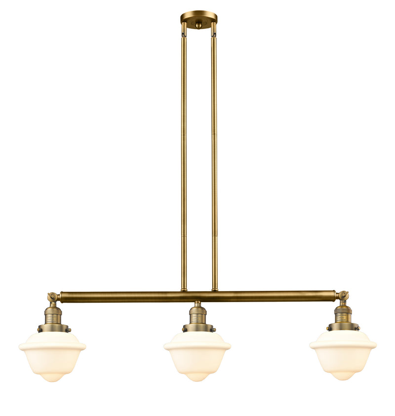 Innovations 213-BB-G531 Three Light Island Pendant, Brushed Brass