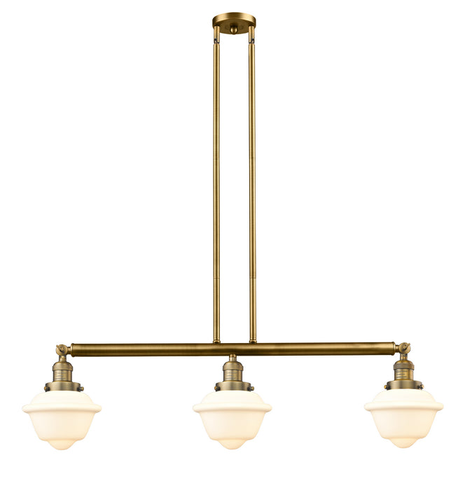 Innovations 213-BB-G531 Three Light Island Pendant, Brushed Brass