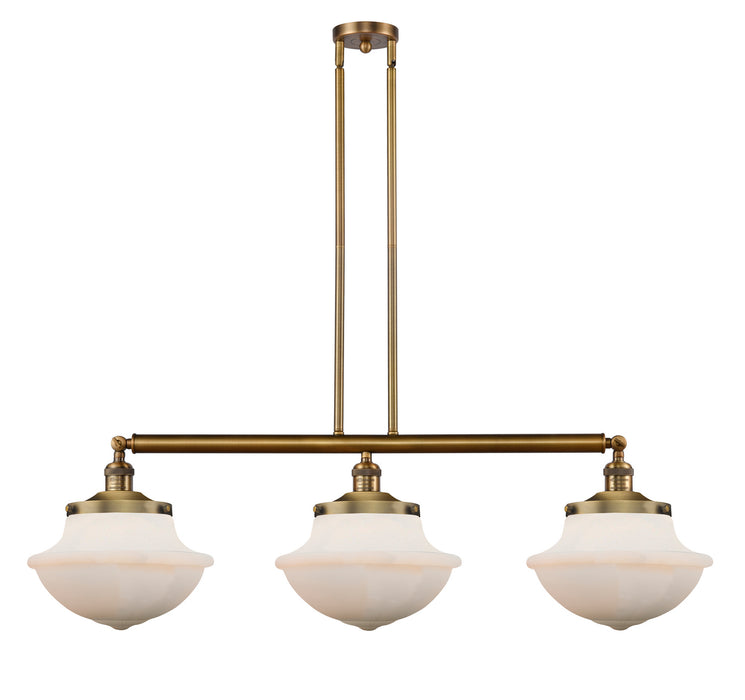 Innovations 213-BB-G541 Three Light Island Pendant, Brushed Brass