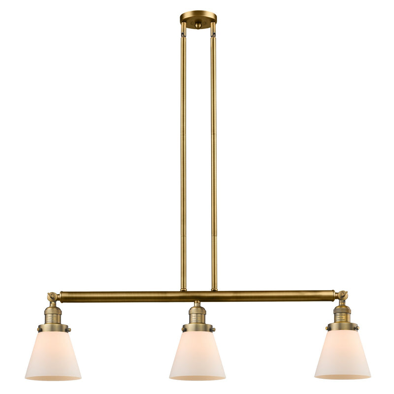 Innovations 213-BB-G61-LED LED Island Pendant, Brushed Brass