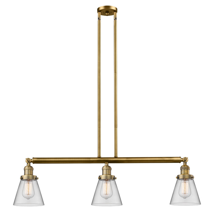 Innovations 213-BB-G62-LED LED Island Pendant, Brushed Brass