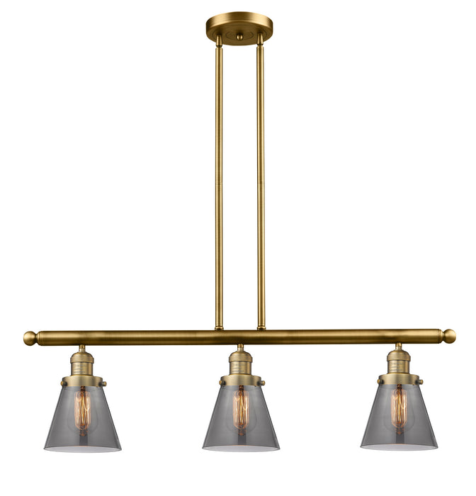 Innovations 213-BB-G63-LED LED Island Pendant, Brushed Brass