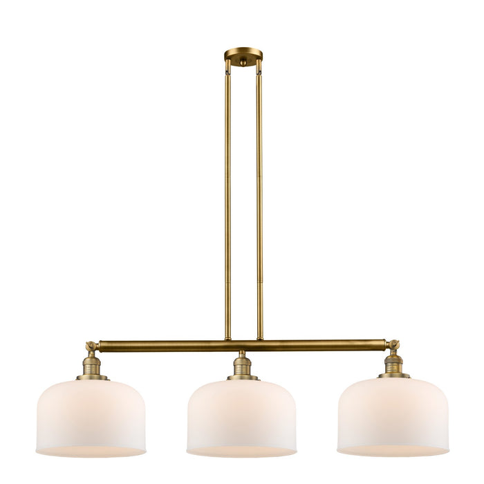 Innovations 213-BB-G71-L Three Light Island Pendant, Brushed Brass