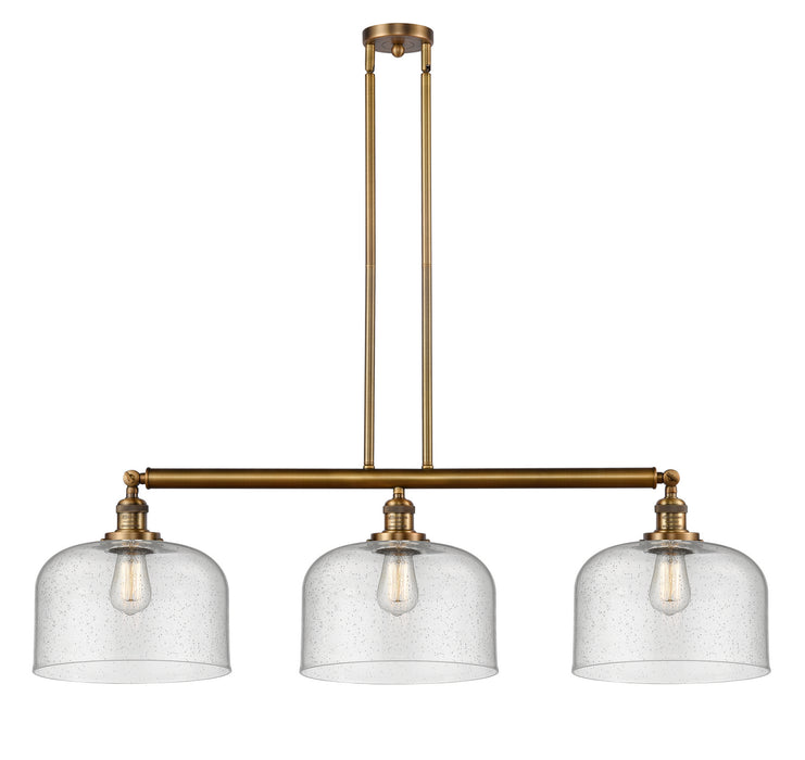 Innovations 213-BB-G74-L-LED LED Island Pendant, Brushed Brass