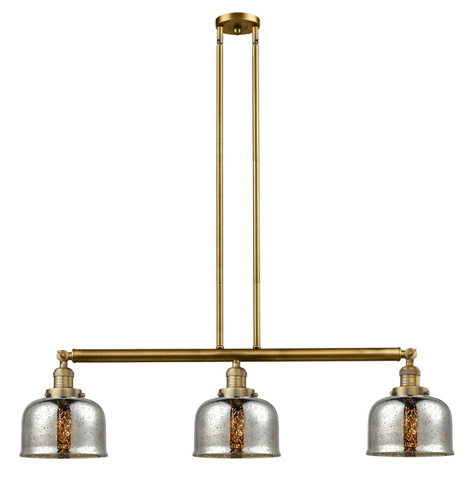 Innovations 213-BB-G78 Three Light Island Pendant, Brushed Brass