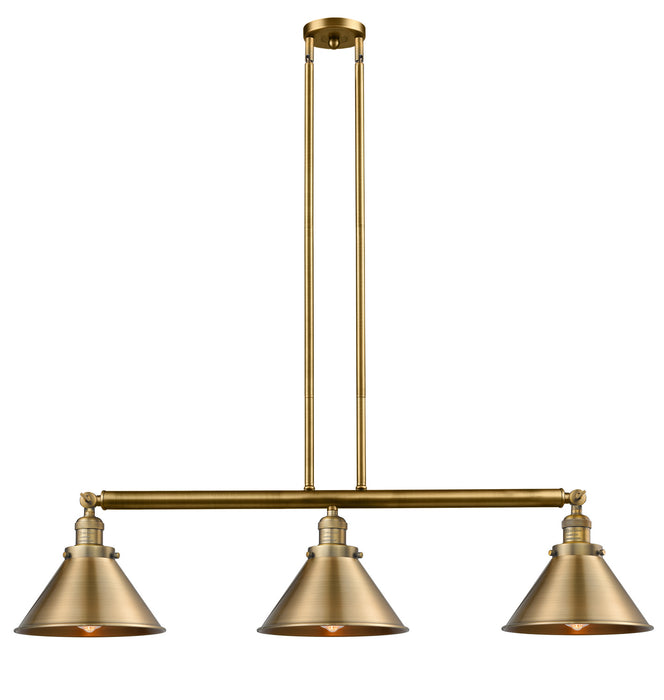Innovations 213-BB-M10-BB-LED LED Island Pendant, Brushed Brass