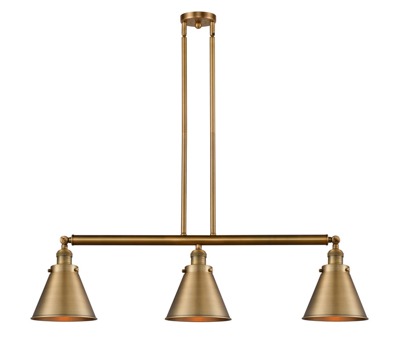 Innovations 213-BB-M13-BB-LED LED Island Pendant, Brushed Brass