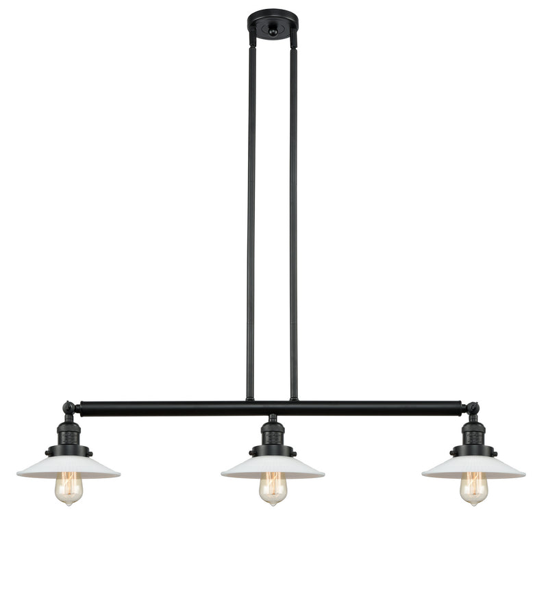 Innovations 213-BK-G1 Three Light Island Pendant, Matte Black