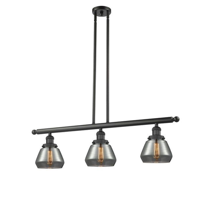 Innovations 213-BK-G173-LED LED Island Pendant, Matte Black