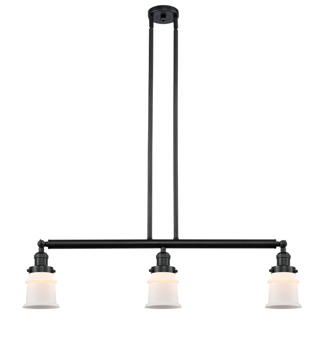 Innovations 213-BK-G181S-LED LED Island Pendant, Matte Black