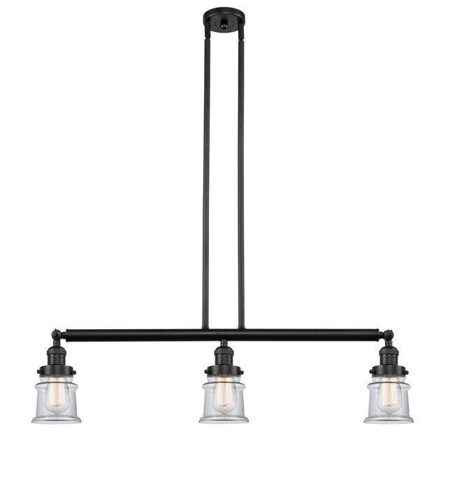 Innovations 213-BK-G182S-LED LED Island Pendant, Matte Black
