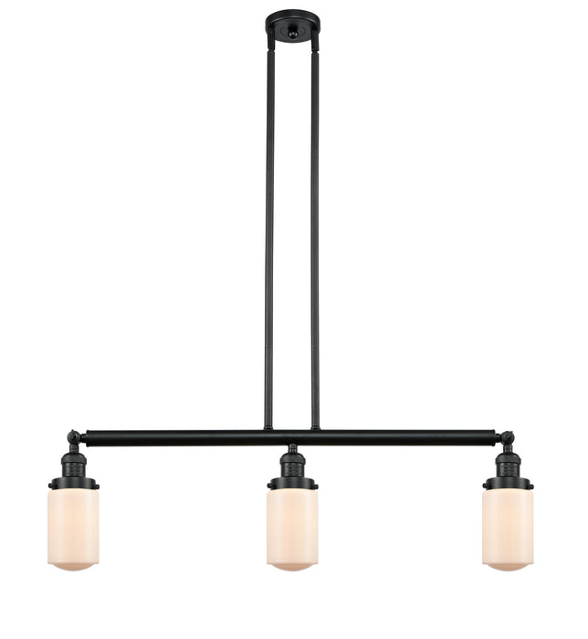 Innovations 213-BK-G311-LED LED Island Pendant, Matte Black