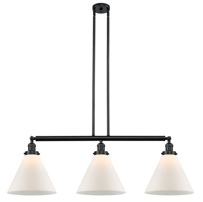 Innovations 213-BK-G41-L-LED LED Island Pendant, Matte Black