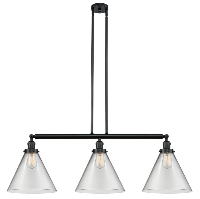 Innovations 213-BK-G42-L-LED LED Island Pendant, Matte Black