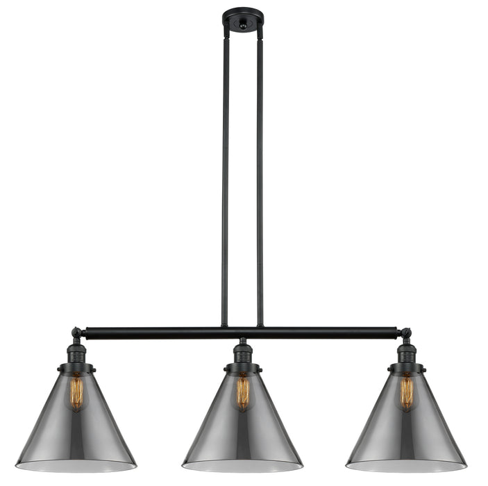 Innovations 213-BK-G43-L-LED LED Island Pendant, Matte Black