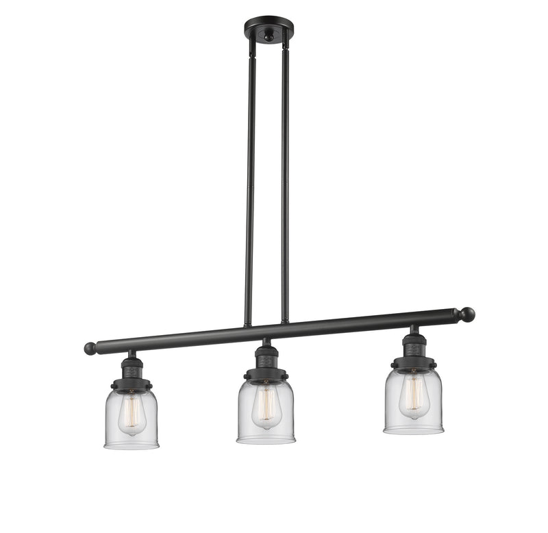 Innovations 213-BK-G52-LED LED Island Pendant, Matte Black