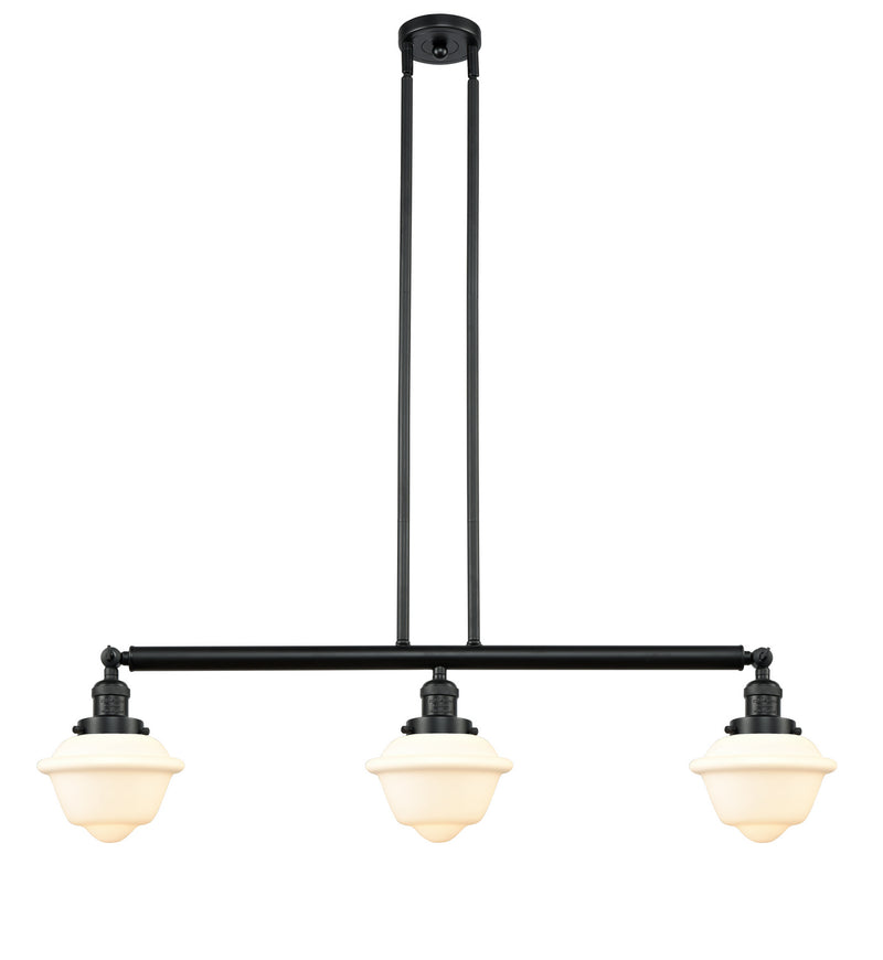Innovations 213-BK-G531 Three Light Island Pendant, Matte Black