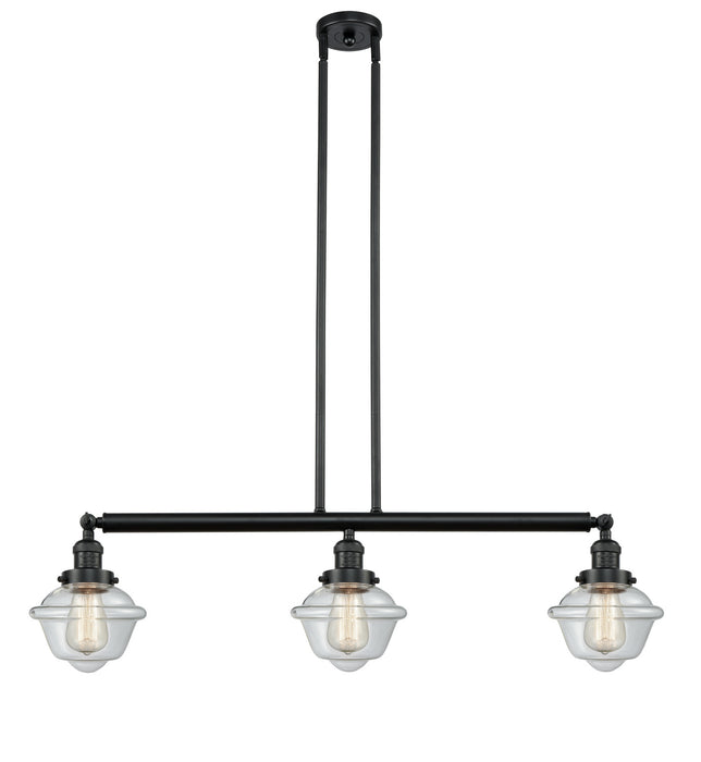 Innovations 213-BK-G532-LED LED Island Pendant, Matte Black