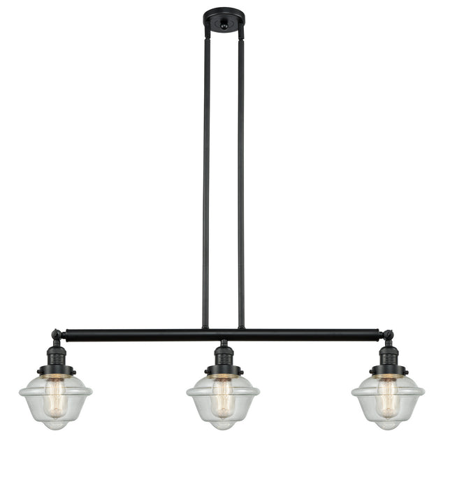 Innovations 213-BK-G534-LED LED Island Pendant, Matte Black