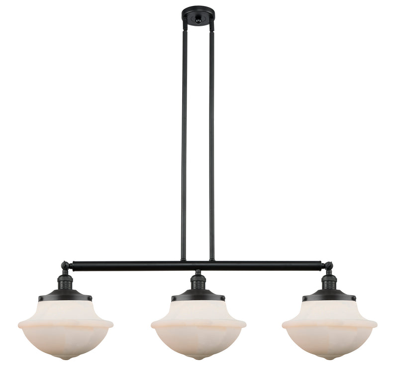 Innovations 213-BK-G541-LED LED Island Pendant, Matte Black