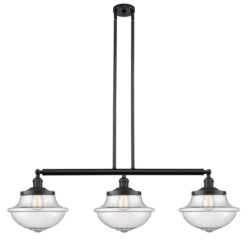 Innovations 213-BK-G544-LED LED Island Pendant, Matte Black