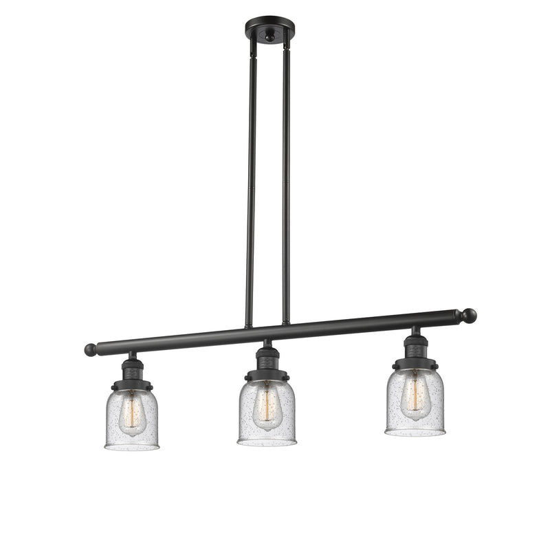 Innovations 213-BK-G54-LED LED Island Pendant, Matte Black