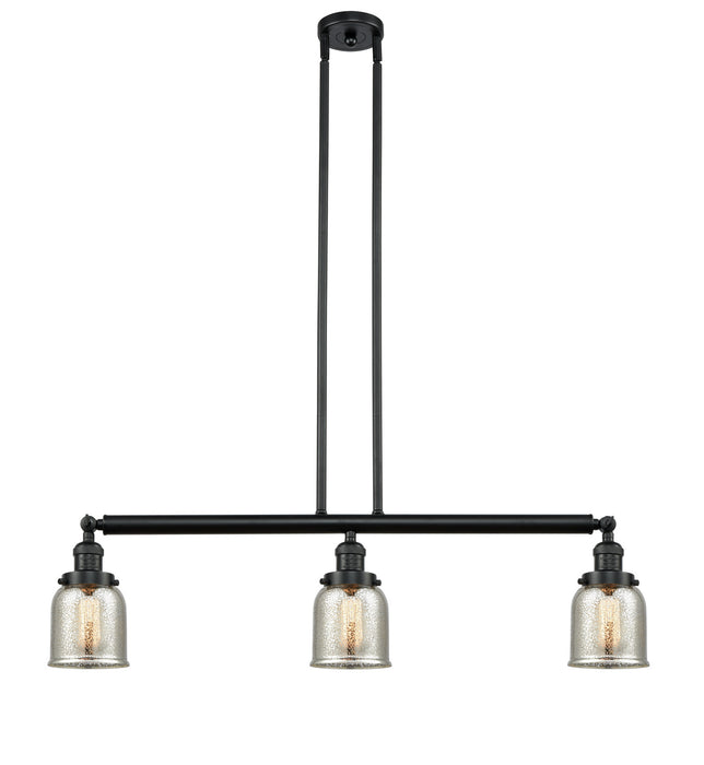 Innovations 213-BK-G58 Three Light Island Pendant, Matte Black
