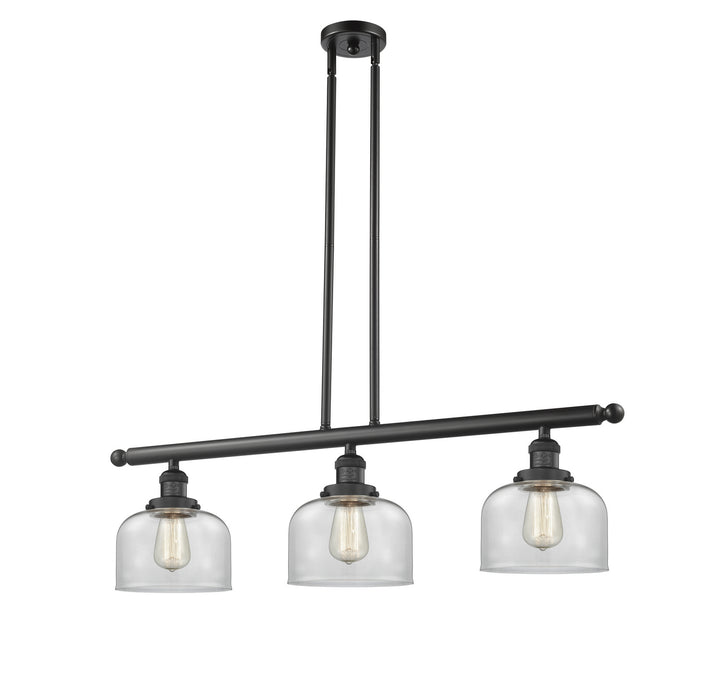 Innovations 213-BK-G72-LED LED Island Pendant, Matte Black