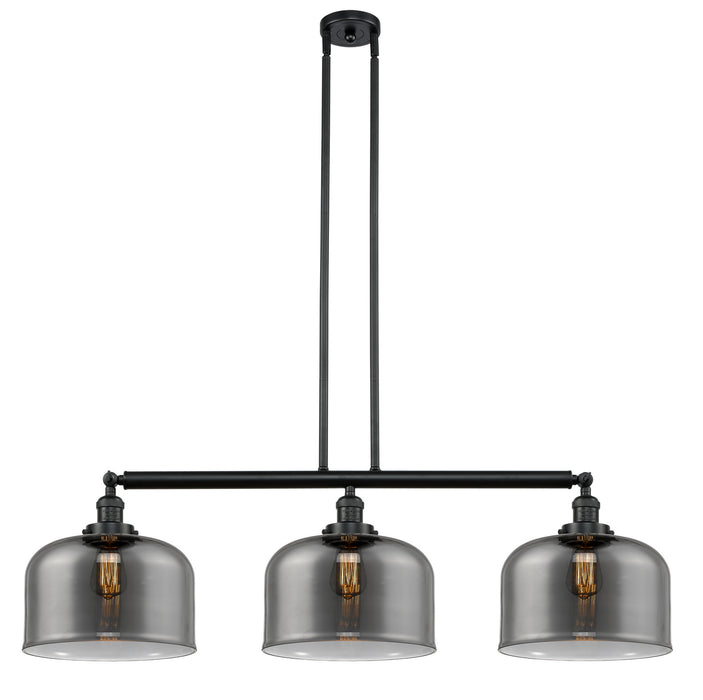 Innovations 213-BK-G73-L-LED LED Island Pendant, Matte Black