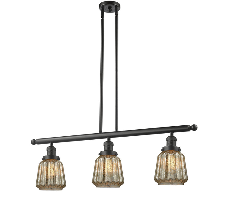 Innovations 213-OB-G146-LED LED Island Pendant, Oil Rubbed Bronze